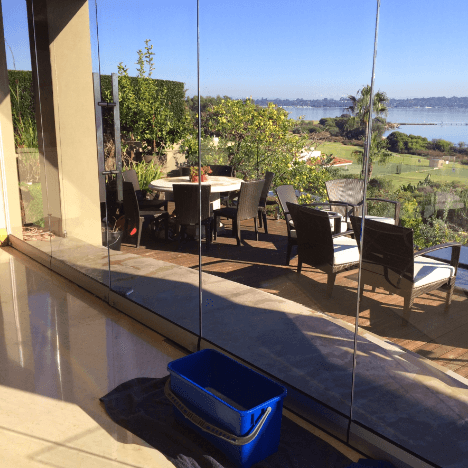 Clear glass window cleaning Perth.