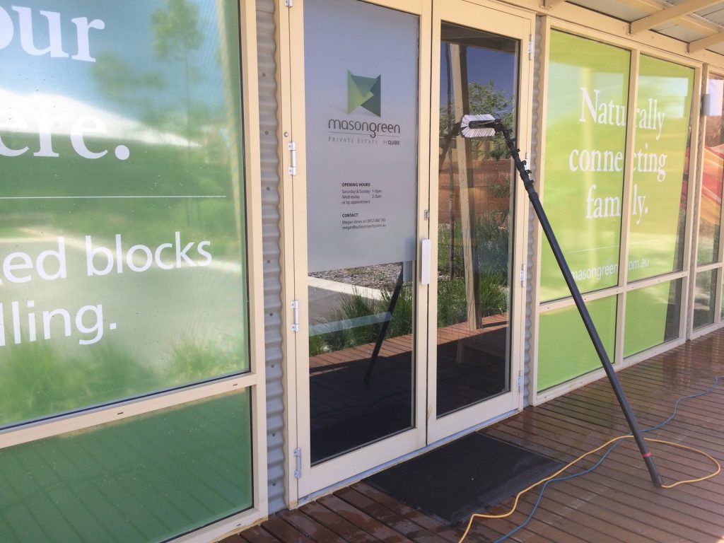 Window cleaning real estate offices Perth